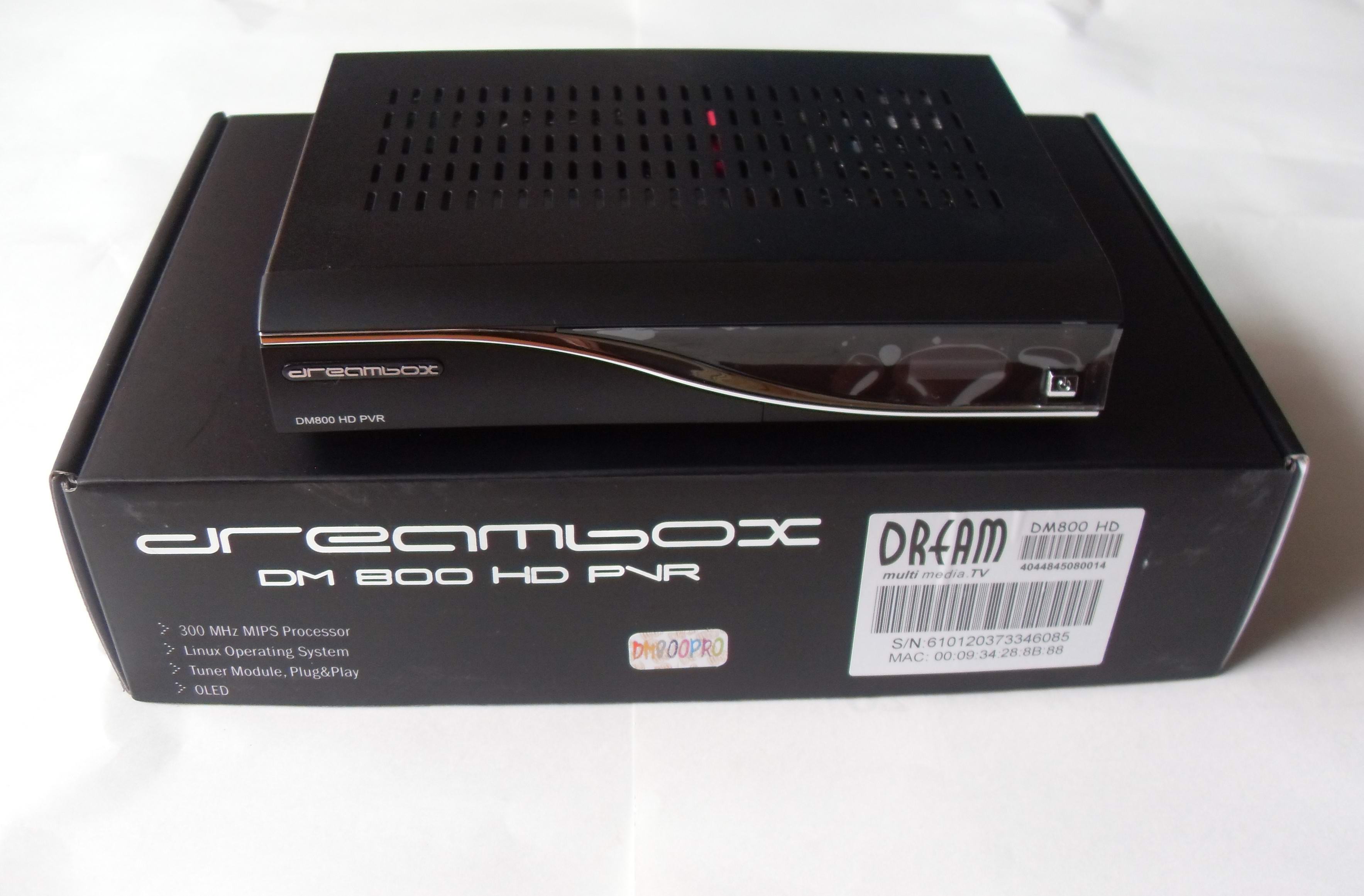 China Dreambox 800hd SIM 2.20 Enigma2 Linux 400Mhz Dm 800hd digital satellite receiver on sale