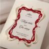 Buy cheap Beige Laser Cut Wedding Invitations Business Birthday Invitations Personalized from wholesalers