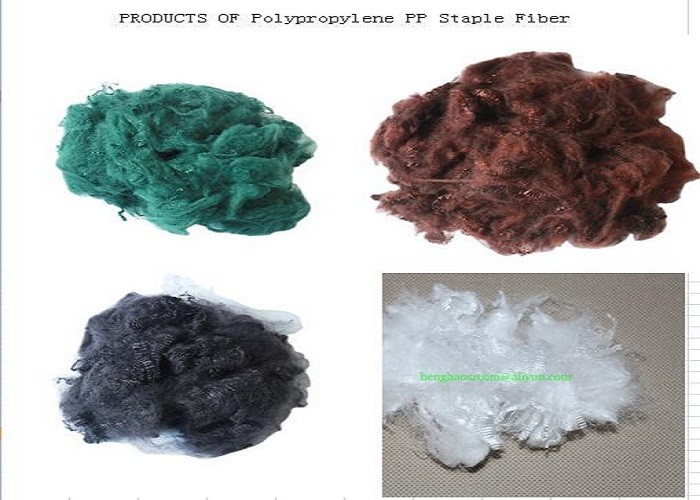 Quality Polypropylene PP Staple Fiber For Geotextile；Filling Material, Spinning, Non-Woven Fabric for sale