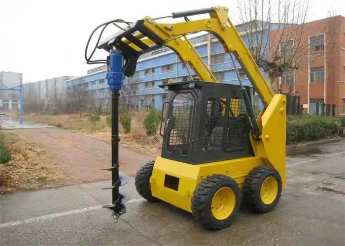 Buy Mini Excavator 80bar 240bar Hydraulic Earth Auger Attachment Rig Ground Hog Earth Drill at wholesale prices