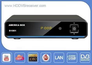 Quality Black America Box S1001 DVB Satellite Receiver With IKS 1GHz DDR3 for sale