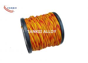 Quality G Glassfiber Type K Extension Thermocouple Cable Insulated Anti Abrasion for sale