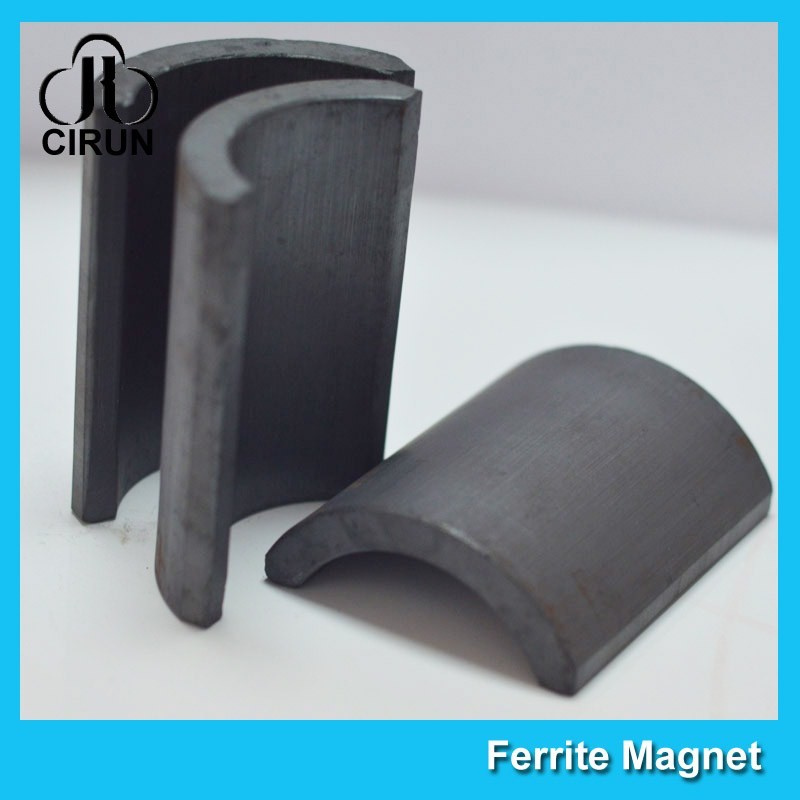 Quality Y30BH C5 C8 Grade Ferrite Arc Magnet For BLDC Ceiling Fan Motor Eco Friendly for sale