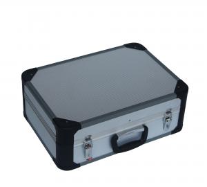 Quality Silver And Black Aluminium First Aid Box Aluminum Doctor Carrying Case for sale