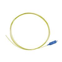 Simplex 9 / 125 SC UPC Pigtail 0.9mm Yellow G652D Fiber Optic Pigtail for CATV , LAN , WAN
