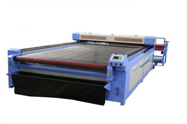 Buy Automatical Roll CO2 Laser Cutter With Liquid Crystal Display Control System at wholesale prices