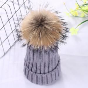 Quality Custom Made Chunky Knit Beanie Hats Genuine Promotional Products for sale
