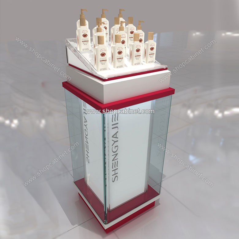 Quality cosmetic showcase of acrylic display stand for sale