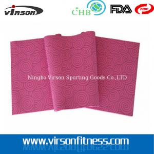 Quality 6mm pink pilates yoga mat for sale