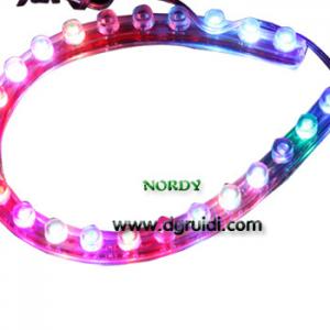 Quality RGB Silicone Led Strip 3MM  24cm  for car 1.5w IP65 waterproof  12V for sale