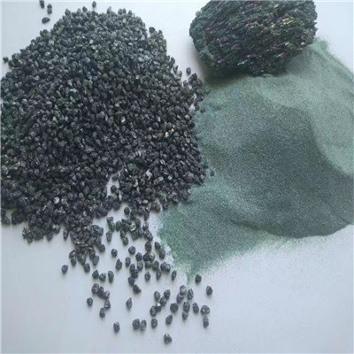 Quality 9.4 Mohs Green Silicon Carbide 600 Grit 220 Grit Blocky / Sharp Shape for sale