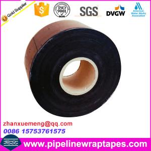 Quality 25mil thickness adhesive butyl rubber inner wrapping tape for oil pipeline for sale