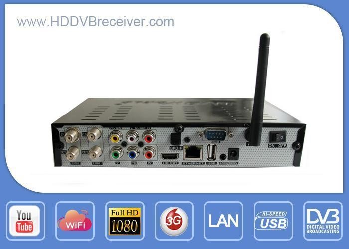 Quality WIFI Support Digital Satellite Receiver Support 8QPSK Twin Tuner for sale