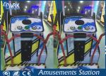 Indoor Ski Simulator Machine / Coin Op Arcade Machines Alpine Racer Colorful