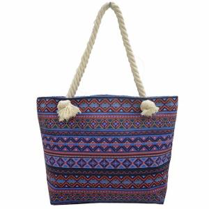 Quality Bohemian Wind Custom Shoulder Bags , Cotton Handles Tote Bags for sale