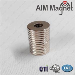 Quality N42 nickel Ring shape ndfeb magnet for sale