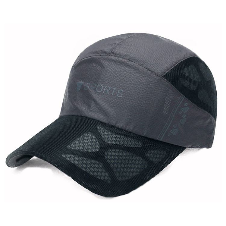Quality Breathable Net 5 Panel Camper Hat Flare Printed Dryfit Sports Cap Waterproof for sale