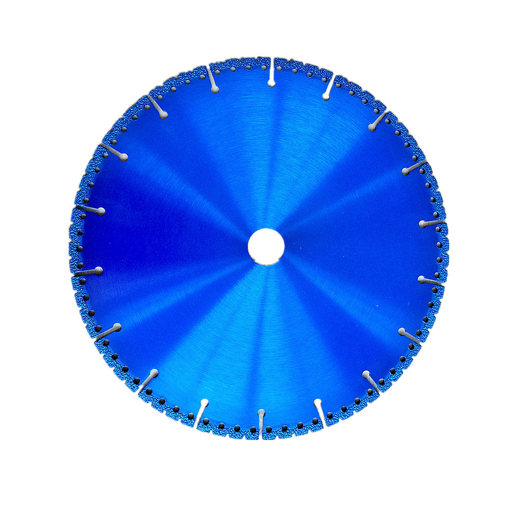Quality 9" 230x22.23mm Vacuum Brazed Rough Diamond Grinder Blade For Tile Stone Plastic Marble for sale