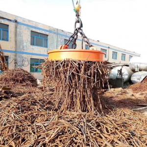 Quality Excavator Magnet Lifting Electromagnet Permanent Magnetic 2 Tons 900mm Diameter for sale
