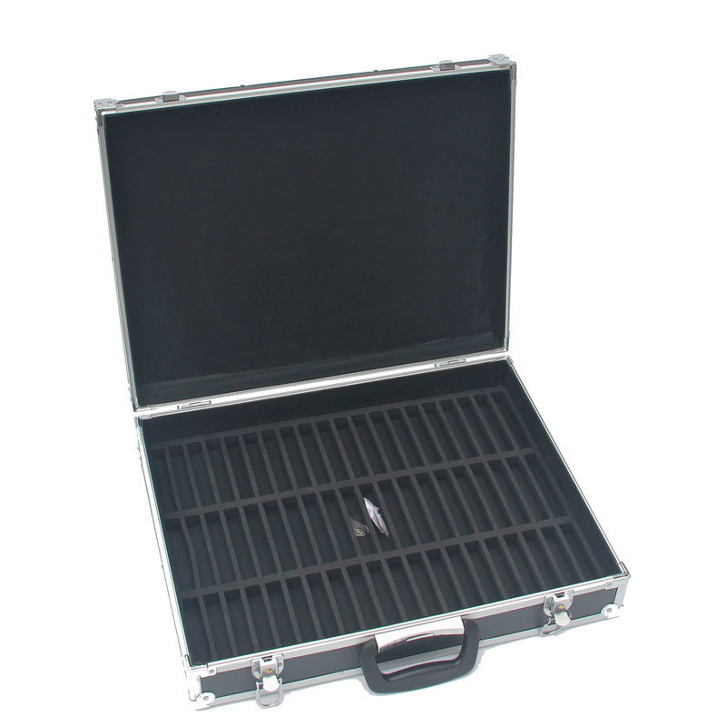 Quality Aluminum Tool Case With Foam Case 60 Aluminum Cassette Hard Carrying Case for sale