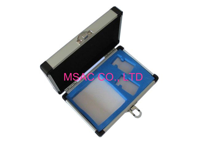 Quality Silver Aluminum Carrying Case 90 Degree Open With Lock Moistureproof for sale