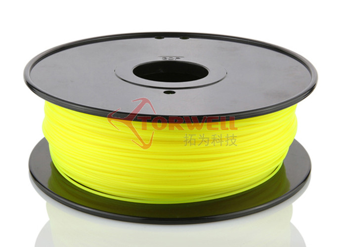 Quality Yellow 3D Printer Materials High Strength , 1.75mm PLA Filament for sale