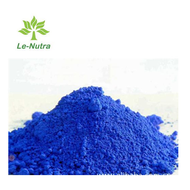 Quality ISO Kosher GMP Natural Food Colors Organic Phycocyanin Powder Solvent Extraction for sale