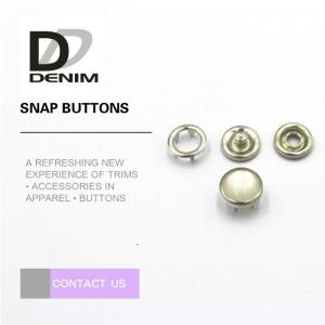 Quality Clothing Prong 10.5mm Pearl Snap Buttons for sale