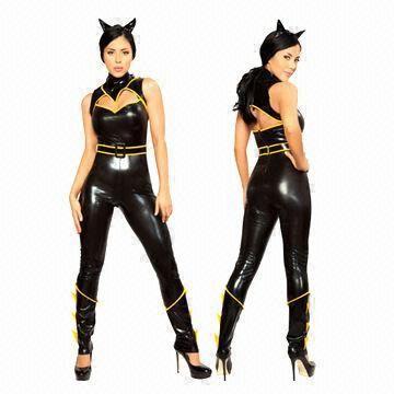 Buy Bat Female Costumes, Made of Faux Leather, One Size Fits to All, OEM Orders Welcomed at wholesale prices