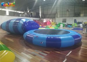 Quality Dia 5m Floating Water Trampoline Inflatable Play Equipment for sale