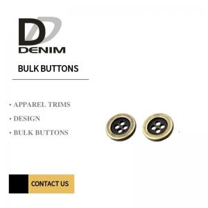 Quality Mini Silver Brass Gun Metal Buttons For Jackets With Zinc Alloy Plated for sale