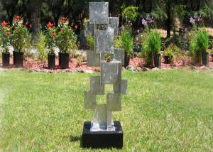 Quality Custom Design Brushed Metal Outdoor Statues Sculptures For Garden Decoration for sale