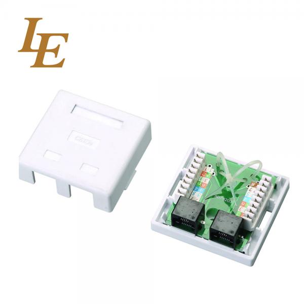 Buy Rohs Certificated Rj45 Utp Abs Network Faceplate Socket For Office at wholesale prices