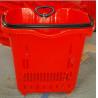Buy cheap 40L Household Shopping Trolley Basket With Pulling Handle And Wheels from wholesalers