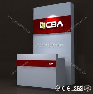 Quality China manufacturer cash desks checkout counter display cabinet for sale