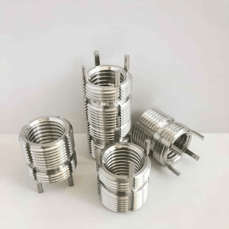 Quality OEM ODM 6H Keylocking Threaded Inserts M6x1 Helicoil Transparent Passivated for sale