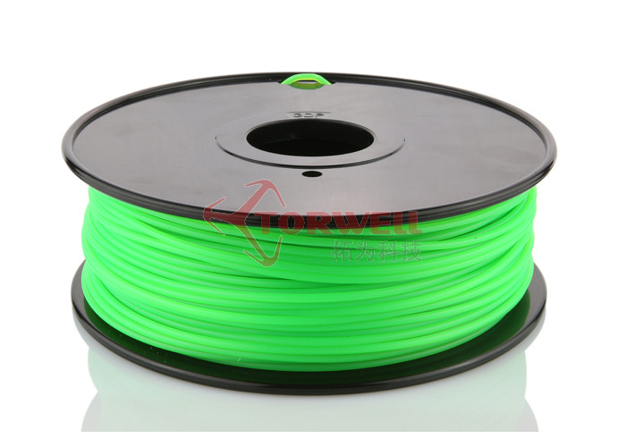 Quality Green 3D Printer PLA Filament 3mm , 3D Printer Materials ABS / PLA / Nylon Filament for sale