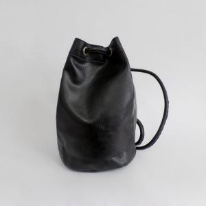Quality black faux leather pvc backpack for sale
