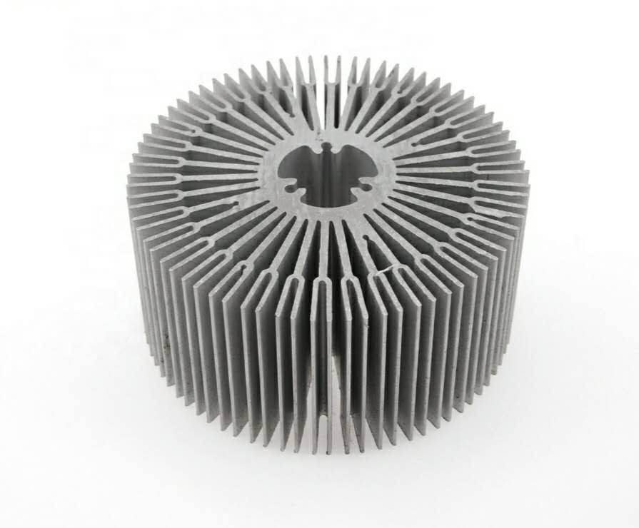 Quality Powder Coated Flexible Round Heater Radiator Aluminum Profiles for sale