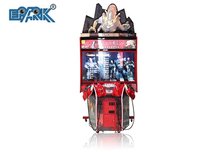 Quality Aliens Armageddon Good Quality 241Kg Coin Operated Shooting Game Machine With Gun for sale