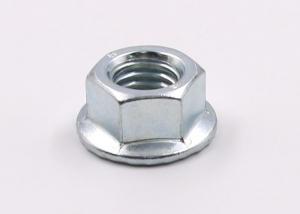 Quality Galvanized DIN6923 Steel Grade 8 Hex Flange Nuts with Serrations for Automobile Market for sale