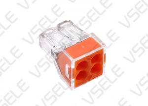 Quality Clear 4 Way Push In Wire Connectors 400V 24A Home Or Industrial Supply for sale