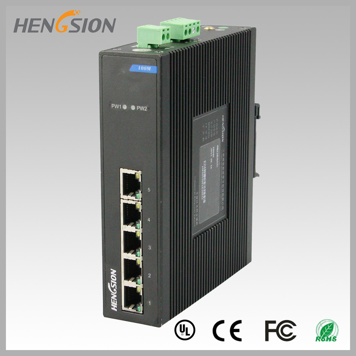 Buy Fanless Dinrail Industrial Level Ethernet Network Switch For Plug And Play at wholesale prices