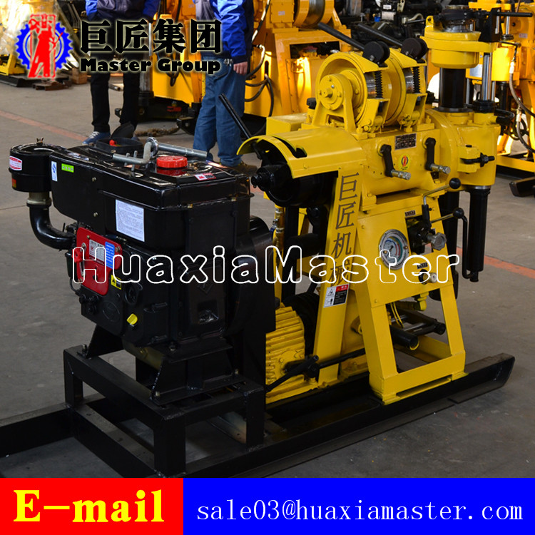 Quality HZ-130Y Hydraulic portable well drilling machine rotary drilling rig drill 130meters for sale