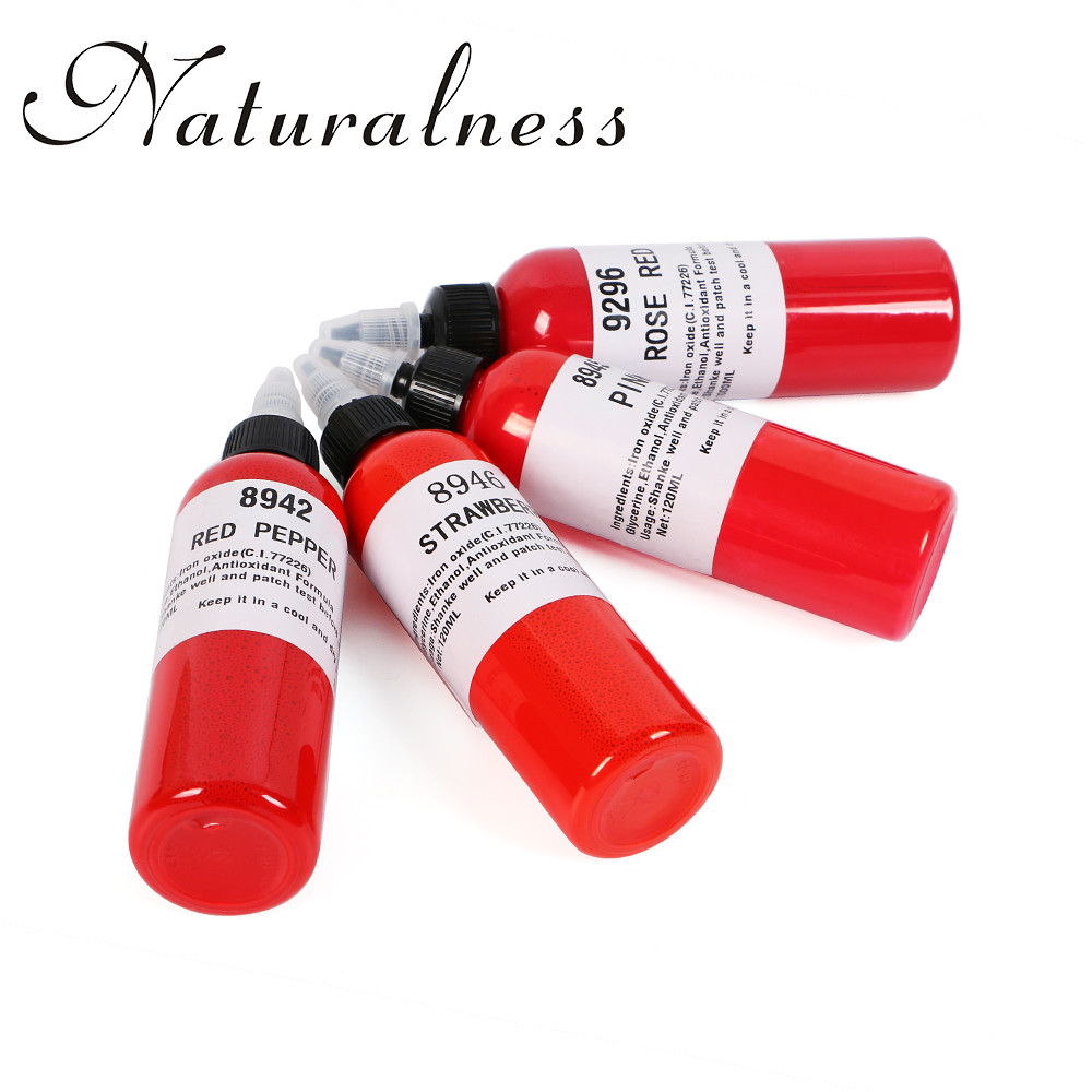 Quality Long Lasting Semi Permanent Makeup Pigments for Lips Micropigmentation Ink in 120ML for sale