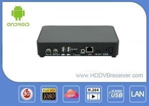 Quality Android Quad Core Smart IPTV Box OTT + T2 RTD1815 Terrestrial Receiver  DVB T2 H.265 for sale