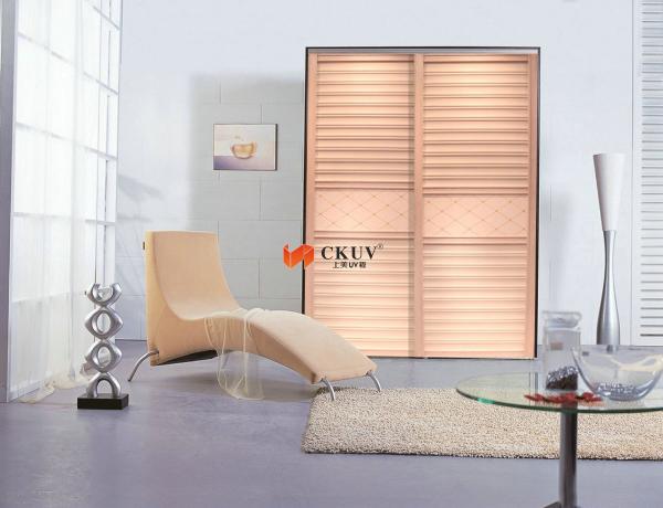 Buy Modern Solid Wood / Plastic Partition Sliding Door for Cabinet / Wardrobe at wholesale prices