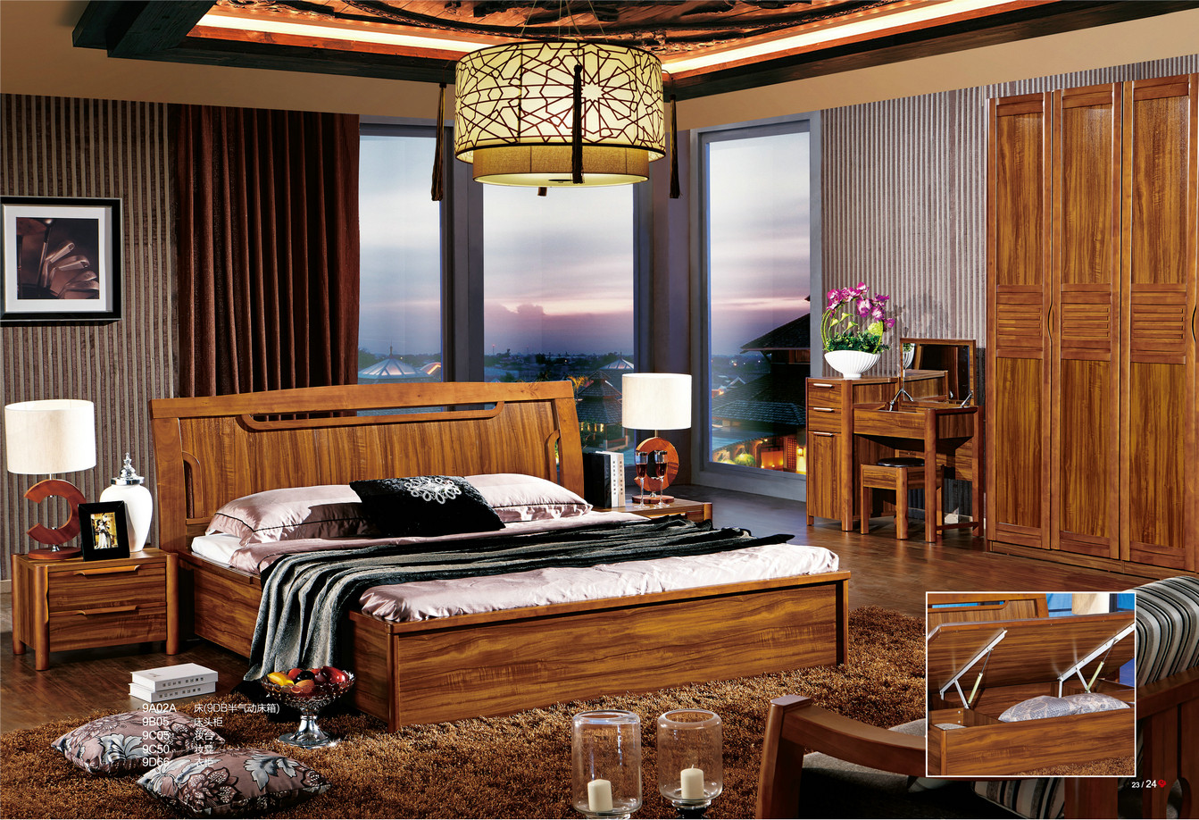 Quality China supplier wholesale new product china style bedroom sets for sale