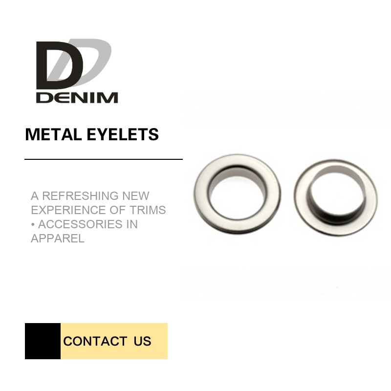 Quality Shiny Silver Metal Eyelet Rings Nickel - Free With Plating Techniques for sale
