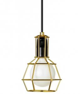 Industrial Metal Cage Pendant Light Suspension Work Lamp For Living Room / Kitchen